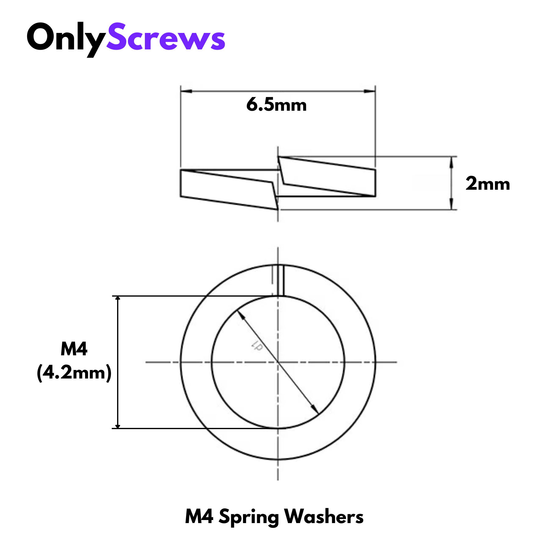 M4 Spring Washer SS304