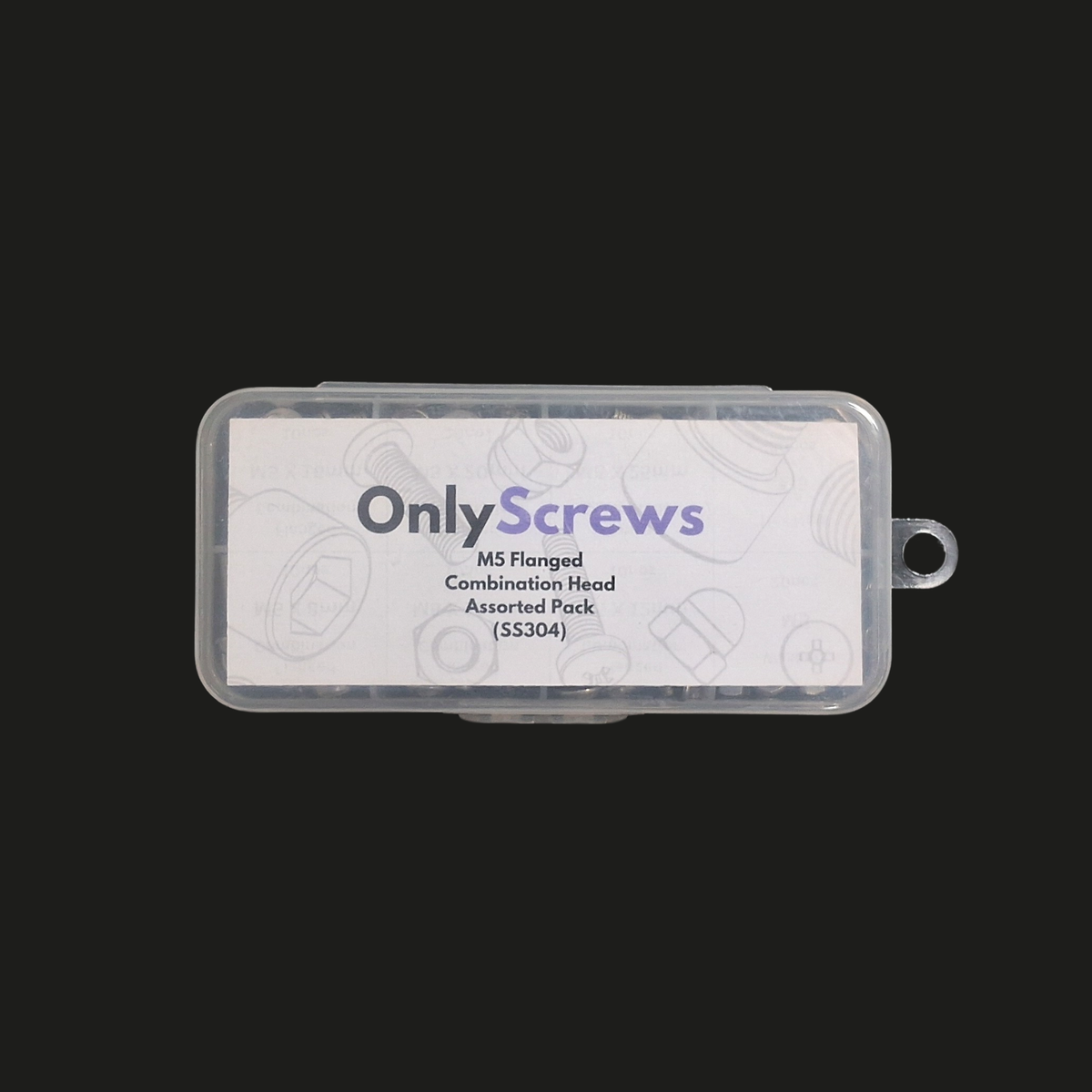 M5 Flanged Combination Head SS304 assorted box – OnlyScrews