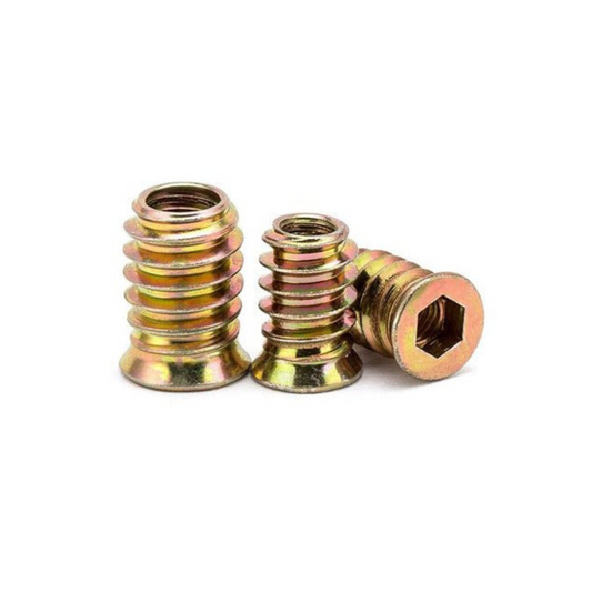 M8 X 12mm Wood Insert (D Nuts) 