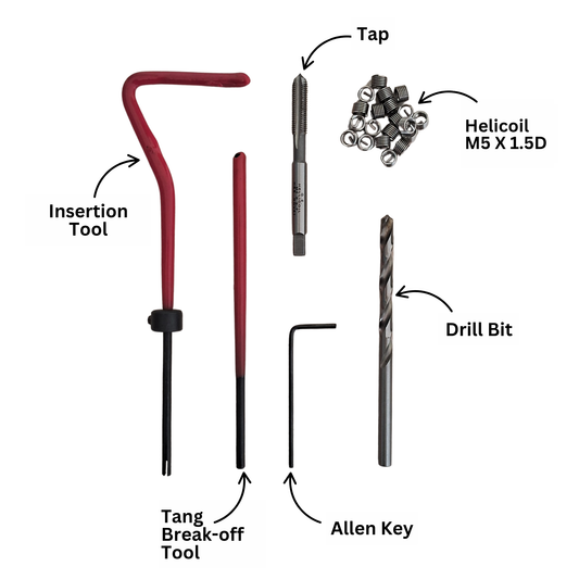 M5 Helicoil Thread Repair Kit