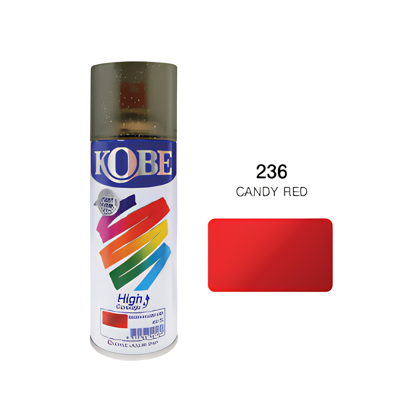 KOBE 236 Candy Red Motorcycle Acrylic Lacquer Spray Paint