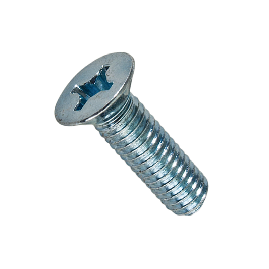 Phillips CSK Mild Steel with Nickel Plating Screw