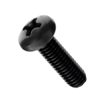 Phillips Pan Head Mild Steel Black oxide Screw
