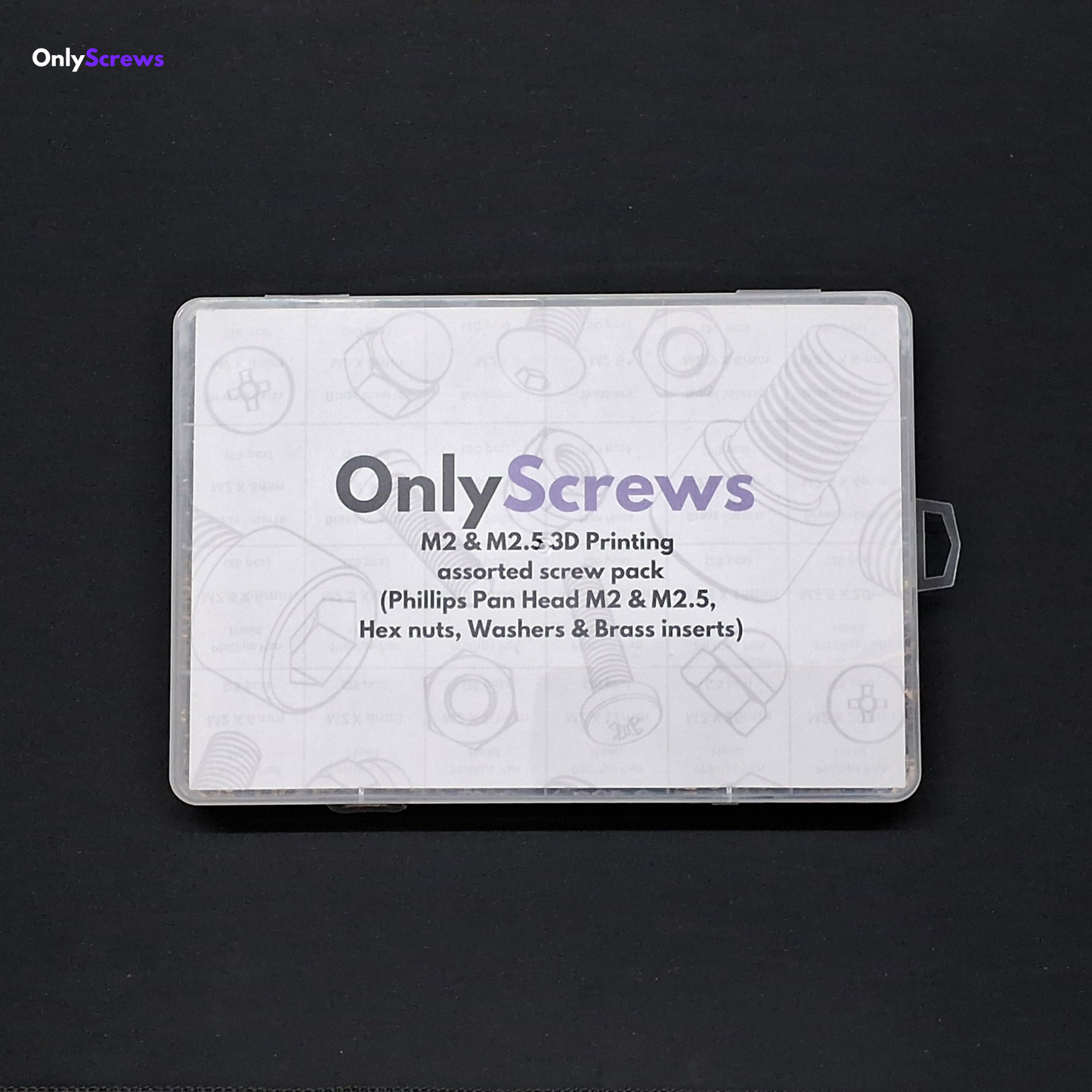 M2 & M2.5 3D Printing assorted screw pack