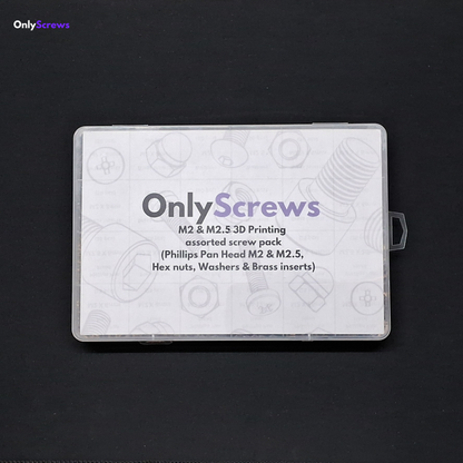 M2 & M2.5 3D Printing assorted screw pack