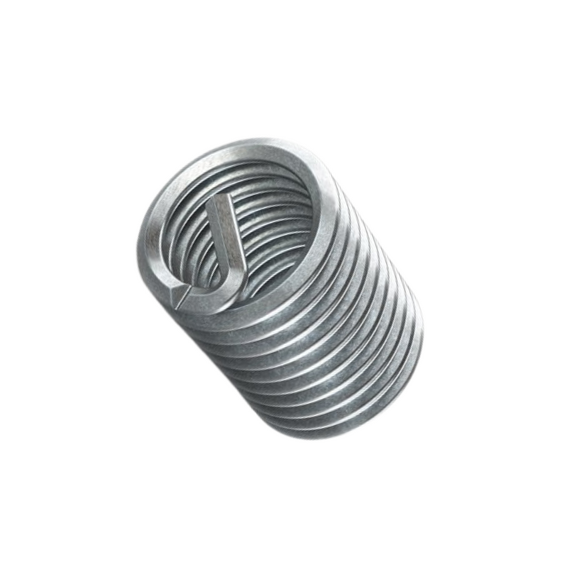 M8 x 3D Wire Threaded HeliCoil Inserts Stainless Steel 304(Dia: 8mm, L ...