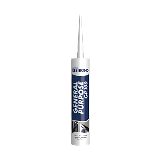 Astral Resibond GP100 260ml Clear Silicone Sealant – General Purpose Gap Filling & Waterproof Sealing Adhesive